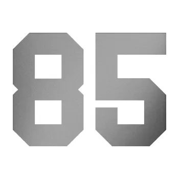 Polep vozidla Startovní číslo 85 (42 - stříbrná metalíza) SAMOLEPKA NA AUTO, NÁLEPKA, FÓLIE, POLEP, TUNING, VLASTNÍ TEXT, TISK, AUTOSAMOLEPKY.cz, POLEPY, OBRÁZEK, LOGO, 3D STICKERS