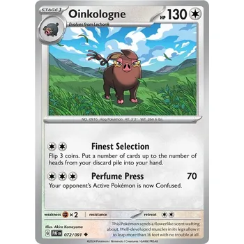 Sběratelská karetní hra Oinkologne 072/091- Paldean Fates Typ karty: Non-Holo