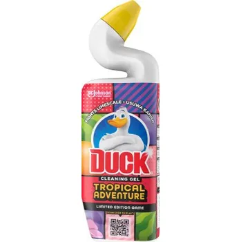 WC čistič Duck Tropical Sunshine, tekutý WC čistič, 750 ml