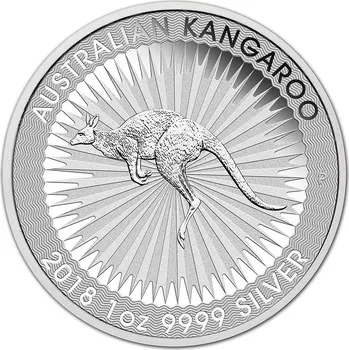 Perth Mint Australian Kangaroo stříbrná mince 1oz 2018