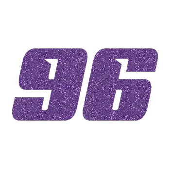 Polep vozidla Startovní číslo 96 typ 6 (87 - Ultra Metalic fialová) SAMOLEPKA NA AUTO, NÁLEPKA, FÓLIE, POLEP, TUNING, VLASTNÍ TEXT, TISK, AUTOSAMOLEPKY.cz, POLEPY, OBRÁZEK, LOGO, 3D STICKERS