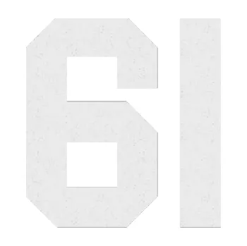 Polep vozidla Startovní číslo 61 (84 - Ultra Metalic bílá) SAMOLEPKA NA AUTO, NÁLEPKA, FÓLIE, POLEP, TUNING, VLASTNÍ TEXT, TISK, AUTOSAMOLEPKY.cz, POLEPY, OBRÁZEK, LOGO, 3D STICKERS