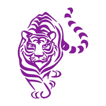 Polep vozidla SAMOLEPKA Tygr 008 levá (14 - fialová) NA AUTO, NÁLEPKA, FÓLIE, POLEP, TUNING, VLASTNÍ TEXT, TISK, AUTOSAMOLEPKY.cz, POLEPY, OBRÁZEK, LOGO, SAMOLEPKY