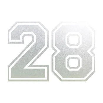 Polep vozidla SAMOLEPKA NA AUTO Startovní číslo 28 typ 4 (60 - pískované sklo) NÁLEPKA, FÓLIE, POLEP, TUNING, VLASTNÍ TEXT, TISK, AUTOSAMOLEPKY.cz, POLEPY, OBRÁZEK, LOGO, SAMOLEPKY