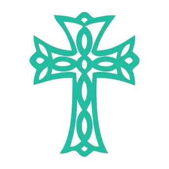 Polep vozidla Tetování 191 kříž (25 - tyrkysová) SAMOLEPKA NA AUTO, NÁLEPKA, FÓLIE, POLEP, TUNING, VLASTNÍ TEXT, TISK, AUTOSAMOLEPKY.cz, POLEPY, OBRÁZEK, LOGO, 3D STICKERS