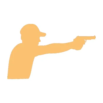 Samolepicí dekorace na vozidlo Střelec silueta 001 pravá (08 - béžová) SAMOLEPKA NA AUTO, NÁLEPKA, FÓLIE, POLEP, TUNING, VLASTNÍ TEXT, TISK, AUTOSAMOLEPKY.cz, POLEPY, OBRÁZEK, LOGO, 3D STICKERS