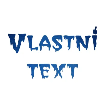Polep vozidla Vlastní text - QTGhoul Face (65 - škrábaný kov modrý) SAMOLEPKA NA AUTO, NÁLEPKA, FÓLIE, POLEP, TUNING, VLASTNÍ TEXT, TISK, AUTOSAMOLEPKY.cz, POLEPY, OBRÁZEK, LOGO, 3D STICKERS