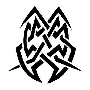 Polep vozidla Tetování 175 (01 - černá) SAMOLEPKA NA AUTO, NÁLEPKA, FÓLIE, POLEP, TUNING, VLASTNÍ TEXT, TISK, AUTOSAMOLEPKY.cz, POLEPY, OBRÁZEK, LOGO, 3D STICKERS