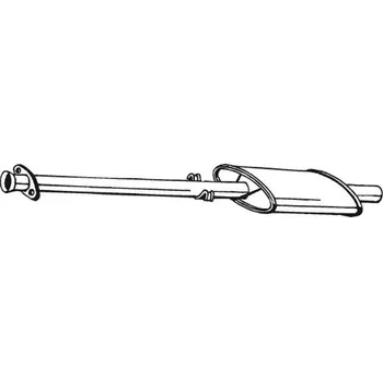 Tlumič výfuku Střední tlumič výfuku BOSAL 278-021