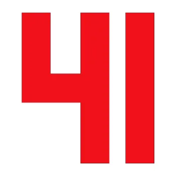 Polep vozidla SAMOLEPKA Startovní číslo 41 (10 - červená) NA AUTO, NÁLEPKA, FÓLIE, POLEP, TUNING, VLASTNÍ TEXT, TISK, AUTOSAMOLEPKY.cz, POLEPY, OBRÁZEK, LOGO, SAMOLEPKY