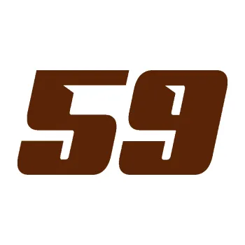 Polep vozidla Startovní číslo 59 typ 6 (15 - hnědá) SAMOLEPKA NA AUTO, NÁLEPKA, FÓLIE, POLEP, TUNING, VLASTNÍ TEXT, TISK, AUTOSAMOLEPKY.cz, POLEPY, OBRÁZEK, LOGO, 3D STICKERS