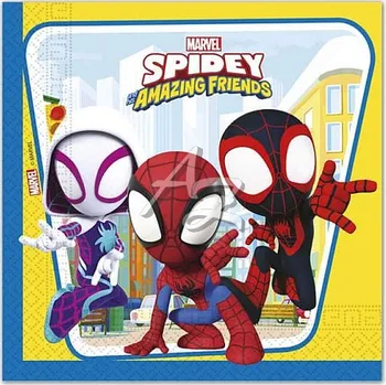 Papírový ubrousek ubrousky 33x33cm/20ks, Spidey (Marvel)