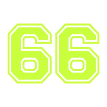 Polep vozidla Startovní číslo 66 typ 4 (27 - limetová) SAMOLEPKA NA AUTO, NÁLEPKA, FÓLIE, POLEP, TUNING, VLASTNÍ TEXT, TISK, AUTOSAMOLEPKY.cz, POLEPY, OBRÁZEK, LOGO, 3D STICKERS