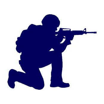 Samolepící dekorace Voják 007 pravá (23 - tmavě modrá) SAMOLEPKA NA AUTO, NÁLEPKA, FÓLIE, POLEP, TUNING, VLASTNÍ TEXT, TISK, AUTOSAMOLEPKY.cz, POLEPY, OBRÁZEK, LOGO, 3D STICKERS