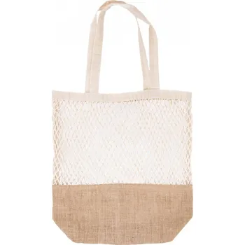 Nákupní taška Taška nákupní bavlna/juta EKO T 28x13x42 cm