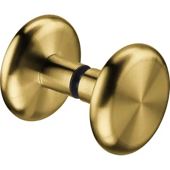 Nábytkové kování JNF - ÚCHYTKA NA SKLENĚNÉ DVEŘE IN.00.099.V TG - Titanium zlatá