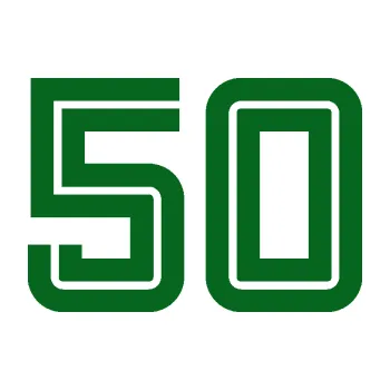 Polep vozidla Startovní číslo 50 typ 7 (20 - tmavě zelená) SAMOLEPKA NA AUTO, NÁLEPKA, FÓLIE, POLEP, TUNING, VLASTNÍ TEXT, TISK, AUTOSAMOLEPKY.cz, POLEPY, OBRÁZEK, LOGO, 3D STICKERS