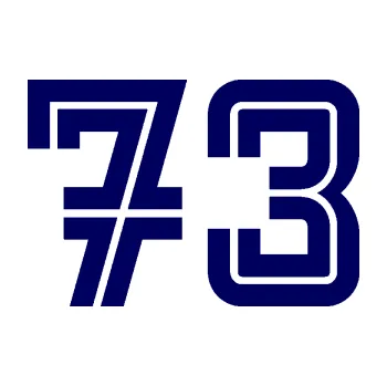 Polep vozidla Startovní číslo 73 typ 7 (23 - tmavě modrá) SAMOLEPKA NA AUTO, NÁLEPKA, FÓLIE, POLEP, TUNING, VLASTNÍ TEXT, TISK, AUTOSAMOLEPKY.cz, POLEPY, OBRÁZEK, LOGO, 3D STICKERS