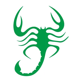 Polep vozidla Štír 002 levá (12 - zelená) SAMOLEPKA NA AUTO, NÁLEPKA, FÓLIE, POLEP, TUNING, VLASTNÍ TEXT, TISK, AUTOSAMOLEPKY.cz, POLEPY, OBRÁZEK, LOGO, 3D STICKERS