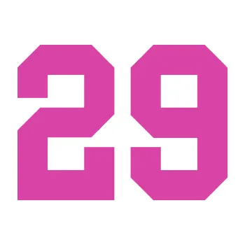 Polep vozidla Startovní číslo 29 (16 - růžová) SAMOLEPKA NA AUTO, NÁLEPKA, FÓLIE, POLEP, TUNING, VLASTNÍ TEXT, TISK, AUTOSAMOLEPKY.cz, POLEPY, OBRÁZEK, LOGO, 3D STICKERS