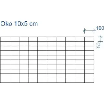 Plot Gabionová síť 100 x 50 cm, oko 10 x 5 cm