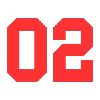 Polep vozidla Startovní číslo 02 (02 - světle červená) SAMOLEPKA NA AUTO, NÁLEPKA, FÓLIE, POLEP, TUNING, VLASTNÍ TEXT, TISK, AUTOSAMOLEPKY.cz, POLEPY, OBRÁZEK, LOGO, 3D STICKERS