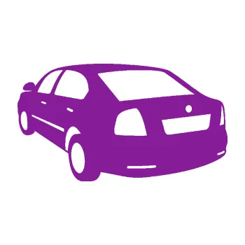 Polep vozidla SAMOLEPKA Škoda Octavia 2 levá silueta (14 - fialová) NA AUTO, NÁLEPKA, FÓLIE, POLEP, TUNING, VLASTNÍ TEXT, TISK, AUTOSAMOLEPKY.cz, POLEPY, OBRÁZEK, LOGO, SAMOLEPKY