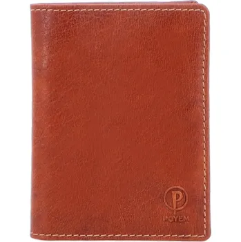 Obal na doklad Peněženka unisex Poyem koňaková 5228 Poyem KO