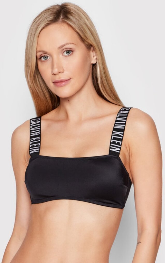 Dámské plavky Calvin Klein KW0KW01825 + KW0KW01858 S Černá