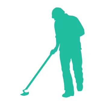 Samolepící dekorace Zahradník 001 levá (25 - tyrkysová) SAMOLEPKA NA AUTO, NÁLEPKA, FÓLIE, POLEP, TUNING, VLASTNÍ TEXT, TISK, AUTOSAMOLEPKY.cz, POLEPY, OBRÁZEK, LOGO, 3D STICKERS