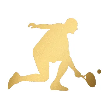 Polep vozidla Tenista 003 pravá (43 - zlatá metalíza) SAMOLEPKA NA AUTO, NÁLEPKA, FÓLIE, POLEP, TUNING, VLASTNÍ TEXT, TISK, AUTOSAMOLEPKY.cz, POLEPY, OBRÁZEK, LOGO, 3D STICKERS