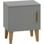 KOCOT KIDS Noční stolek - KUBI, matná šedá