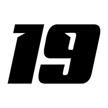 Polep vozidla Startovní číslo 19 typ 6 (01 - černá) SAMOLEPKA NA AUTO, NÁLEPKA, FÓLIE, POLEP, TUNING, VLASTNÍ TEXT, TISK, AUTOSAMOLEPKY.cz, POLEPY, OBRÁZEK, LOGO, 3D STICKERS