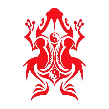 Samolepící dekorace SAMOLEPKA Žába 001 (10 - červená) NA AUTO, NÁLEPKA, FÓLIE, POLEP, TUNING, VLASTNÍ TEXT, TISK, AUTOSAMOLEPKY.cz, POLEPY, OBRÁZEK, LOGO, SAMOLEPKY