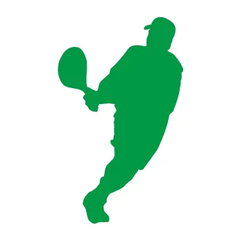 Polep vozidla Tenista 011 levá (12 - zelená) SAMOLEPKA NA AUTO, NÁLEPKA, FÓLIE, POLEP, TUNING, VLASTNÍ TEXT, TISK, AUTOSAMOLEPKY.cz, POLEPY, OBRÁZEK, LOGO, 3D STICKERS