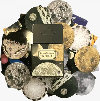 samolepka Sada samolepek - Retro planety (46ks)