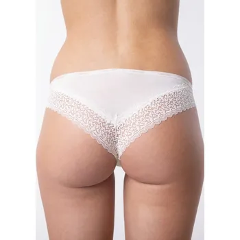 Dámské spodní prádlo Dámské brazilky Calvin Klein QF5152E XL Smetanová