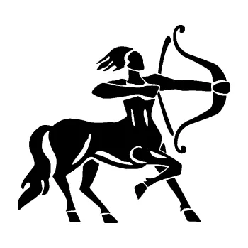 Samolepící dekorace Střelec 005 pravá (01 - černá) SAMOLEPKA NA AUTO, NÁLEPKA, FÓLIE, POLEP, TUNING, VLASTNÍ TEXT, TISK, AUTOSAMOLEPKY.cz, POLEPY, OBRÁZEK, LOGO, 3D STICKERS