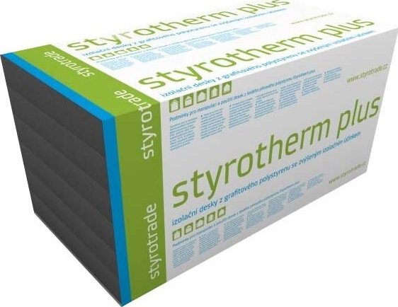 Polystyren STYROTHERM PLUS 70 šedý 1000x500x160mm (1,5m2/bal)