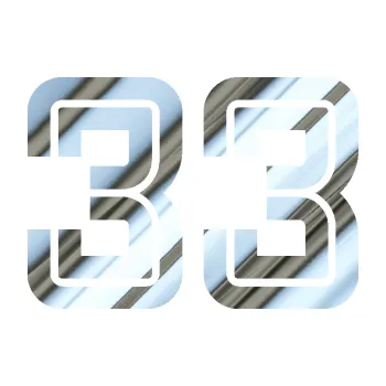 Polep vozidla Startovní číslo 33 typ 7 (80 - chrom fólie stříbrná zrcadlová) SAMOLEPKA NA AUTO, NÁLEPKA, FÓLIE, POLEP, TUNING, VLASTNÍ TEXT, TISK, AUTOSAMOLEPKY.cz, POLEPY, OBRÁZEK, LOGO, 3D STICKERS