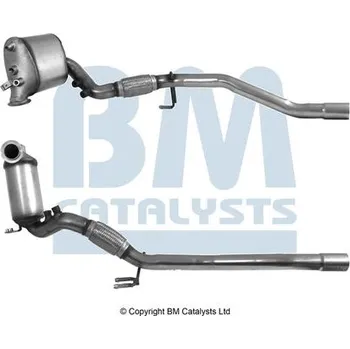 Filtr pevných částic Filtr sazových částic, výfukový systém BM CATALYSTS BM11035P