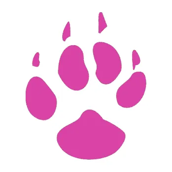 Samolepící dekorace Tlapka 002 levá (16 - růžová) SAMOLEPKA NA AUTO, NÁLEPKA, FÓLIE, POLEP, TUNING, VLASTNÍ TEXT, TISK, AUTOSAMOLEPKY.cz, POLEPY, OBRÁZEK, LOGO, 3D STICKERS