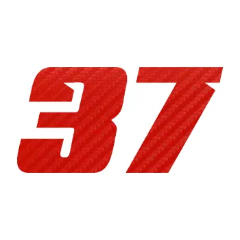 Polep vozidla SAMOLEPKA Startovní číslo 37 typ 6 (53 - 3D karbon červený) NA AUTO, NÁLEPKA, FÓLIE, POLEP, TUNING, VLASTNÍ TEXT, TISK, AUTOSAMOLEPKY.cz, POLEPY, OBRÁZEK, LOGO, SAMOLEPKY