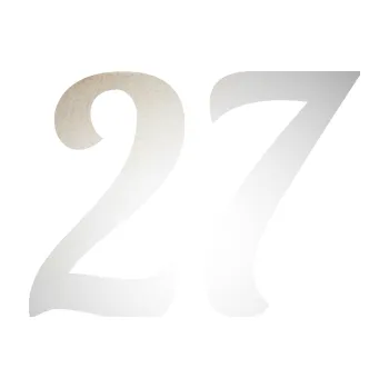 Polep vozidla SAMOLEPKA Startovní číslo 27 typ 3 (82 - odrazková reflexní bílá) NA AUTO, NÁLEPKA, FÓLIE, POLEP, TUNING, VLASTNÍ TEXT, TISK, AUTOSAMOLEPKY.cz, POLEPY, OBRÁZEK, LOGO, SAMOLEPKY