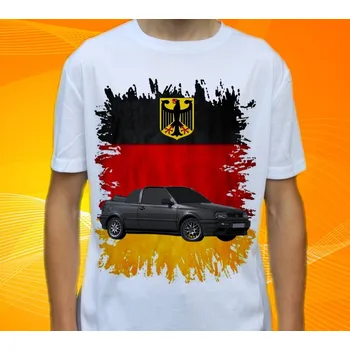 Pánské tričko tričko Volkswagen Golf Cabrio L (Trička s motivy aut)