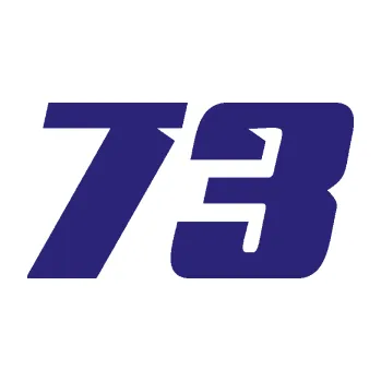 Polep vozidla Startovní číslo 73 typ 6 (22 - střední modrá) SAMOLEPKA NA AUTO, NÁLEPKA, FÓLIE, POLEP, TUNING, VLASTNÍ TEXT, TISK, AUTOSAMOLEPKY.cz, POLEPY, OBRÁZEK, LOGO, 3D STICKERS