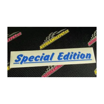 Polep vozidla SAMOLEPKA Special edition 002 (10 - červená) NA AUTO, NÁLEPKA, FÓLIE, POLEP, TUNING, VLASTNÍ TEXT, TISK, AUTOSAMOLEPKY.cz, POLEPY, OBRÁZEK, LOGO, SAMOLEPKY