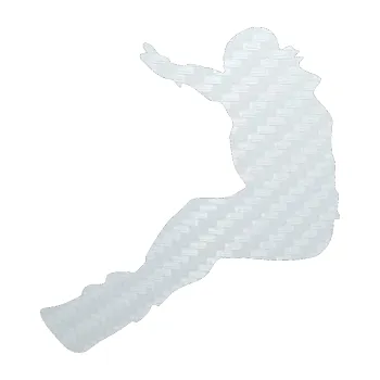 Samolepicí dekorace na vozidlo Snowboard 004 levá (51 - 3D karbon bílý) SAMOLEPKA NA AUTO, NÁLEPKA, FÓLIE, POLEP, TUNING, VLASTNÍ TEXT, TISK, AUTOSAMOLEPKY.cz, POLEPY, OBRÁZEK, LOGO, 3D STICKERS