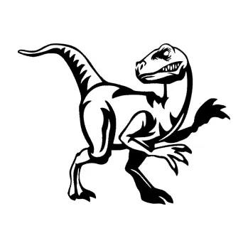 Samolepící dekorace SAMOLEPKA Tyrannosaurus Rex 003 pravá (01 - černá) NA AUTO, NÁLEPKA, FÓLIE, POLEP, TUNING, VLASTNÍ TEXT, TISK, AUTOSAMOLEPKY.cz, POLEPY, OBRÁZEK, LOGO, SAMOLEPKY