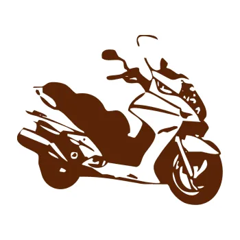 Samolepící dekorace Skůtr pravá (15 - hnědá) SAMOLEPKA NA AUTO, NÁLEPKA, FÓLIE, POLEP, TUNING, VLASTNÍ TEXT, TISK, AUTOSAMOLEPKY.cz, POLEPY, OBRÁZEK, LOGO, 3D STICKERS